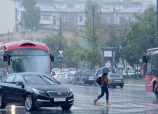 Bakıya yenə güclü yağış yağacaq