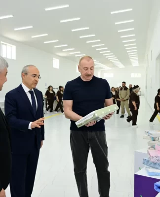 Xocalı şəhərində “Qarabağ Tekstil Evi” MMC istifadəyə verilib
