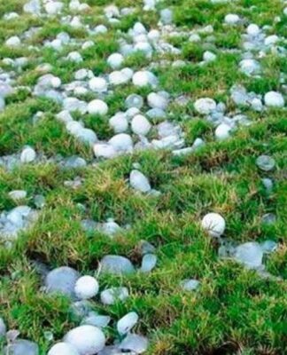 Laçından sonra Şuşaya da dolu düşdü