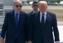 Trampla Ərdoğan bir arada, şəxsən qarşıladı