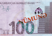 Yenilənmiş 100 manat bu tarixdə tədavülə buraxılacaq