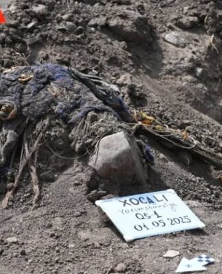 32 məzarlğın hər biri erməni vəhşiliyinin totallığından və sərhədsizliyindən xəbər verir