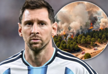 Messi İspaniyadakı meşə yanğınlarından zərər çəkən bölgəyə 80 min avro ianə edib