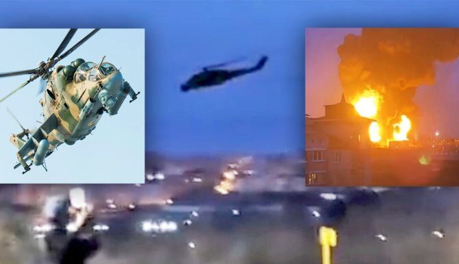 Ukrayna helikopterləri Rusiyanın bu şəhərinə cəsarətli reyd etdi və…- GENERAL