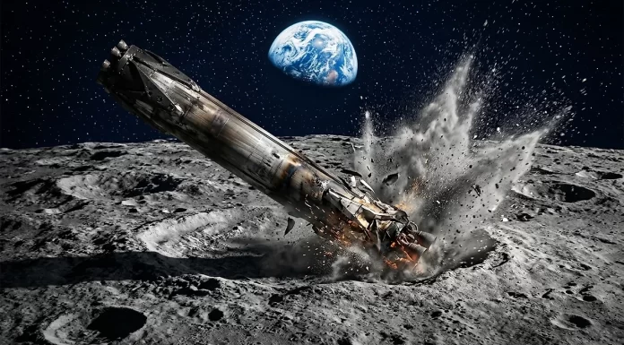 İlon Maskın raketi Ayın səthinə çırpıldı: Yeni krater yarandı