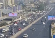 Bakıda 3 yolda tıxac var