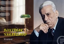 Xalq şairi Bəxtiyar Vahabzadənin doğum günüdür