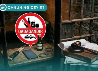 Bəzi əşyaları həbsxanada hazırlamaq olmaz – Qanun nə deyir?