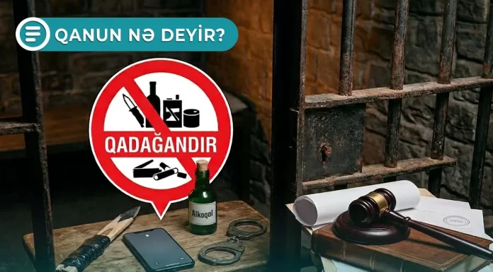 Bəzi əşyaları həbsxanada hazırlamaq olmaz – Qanun nə deyir?