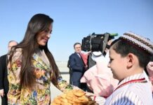 Leyla Əliyeva Türkmənistandadır – Foto